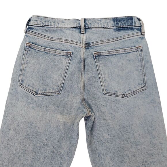 Abercrombie & Fitch The Boyfriend Mid Rise Jeans Womens 26/2 Blue Distressed - Picture 6 of 11
